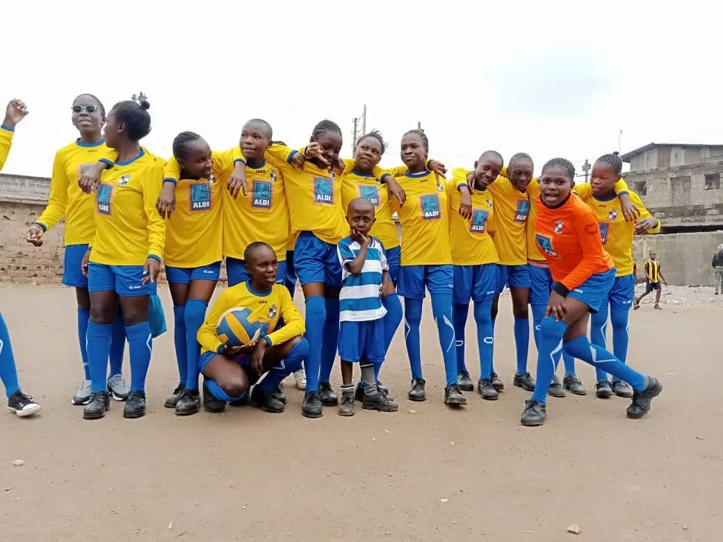 Pupils and teachers at an OTEGA Foundation school talent showcase